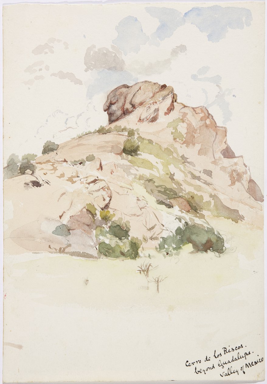 Vista - Cerro de los Riscos, más allá de Guadalupe, México de Adela Breton