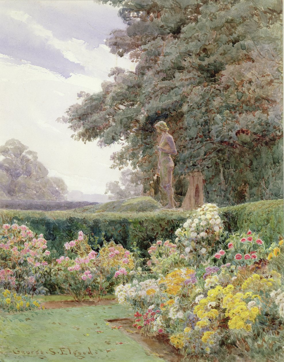 Un Rincón del Jardín de George Samuel Elgood