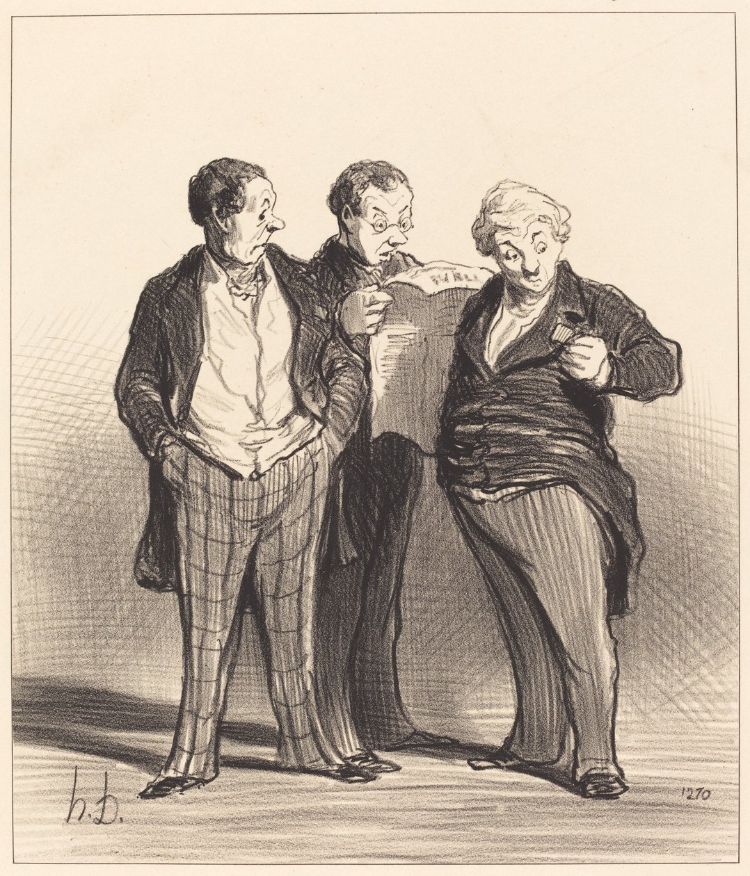 La prohibición de llevar condecoraciones de Honoré Daumier