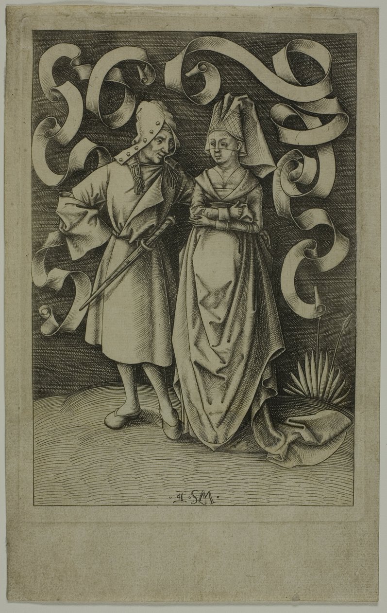 La pareja mal avenida de Israhel van Meckenem the younger