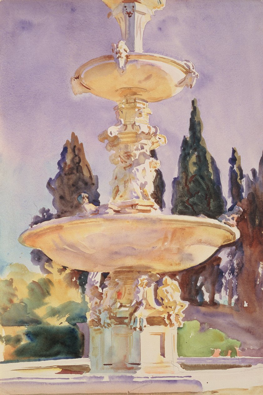 En una villa Medici, c.1907 de John Singer Sargent