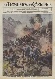 Un éxito de artillería, los austriacos obligados a huir del fuerte de Pozzi Alti, perseguidos por nuestro fuego