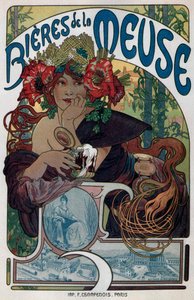 Póster para las Bieres de la Meuse, 1897