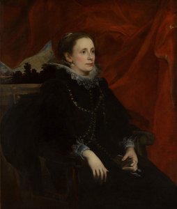 Retrato de una mujer, llamada la Marchesa Durazzo, probablemente ca. 1622-25