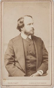 Retrato del bailarín, coreógrafo y maestro de ballet Paul Taglioni 1808-1884, ca 1860