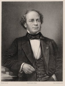 Retrato del compositor Jacques Fromental Halévy 1799-1862
