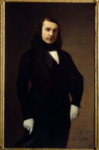 Retrato de Théophile Gautier (1811-1872) poeta, novelista y crítico literario