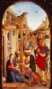 La Adoración de los Reyes Magos, de Bartolomeo Vivarini (activo desde 1440 - fallecido después de 1500)
