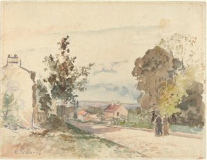 El Camino de Versalles a Louveciennes, c. 1872