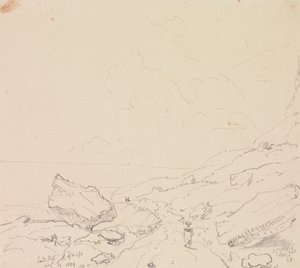 Desprendimiento de tierras, Isla de Wight, 13 de agosto de 1829
