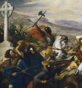 Carlos Martel en la Batalla de Tours (detalle)