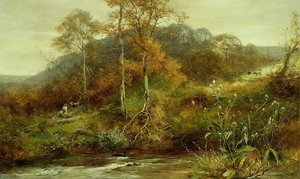 Escena de Río en Otoño, El Arroyo, 1889