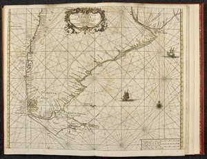 Mapa del Cabo de Hornos, Tierra del Fuego, de 