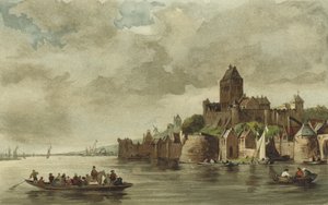 Vista del castillo Valkhof, Nijmegen
