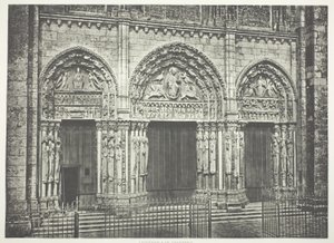 Portal principal de la catedral de Chartres