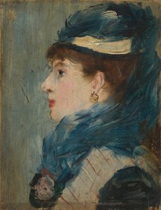Retrato de una dama, c. 1879 (óleo sobre madera)