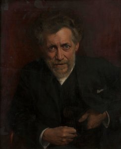 Retrato del profesor Edmund von Hellmer