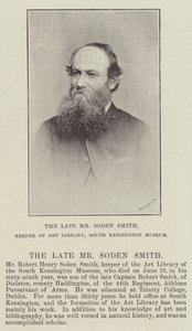 El difunto Sr. Soden Smith, Conservador de la Biblioteca de Arte, Museo de South Kensington de English Photographer