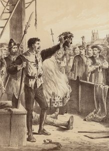 George Swallowell, "He aquí la cabeza de un traidor" (litografía)