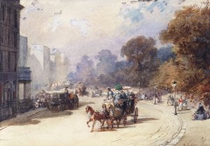 Un Carruaje en una Calle de Londres