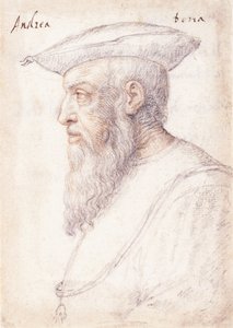 Retrato de Andrea Doria de perfil a la izquierda, con la orden del Toisón de Oro