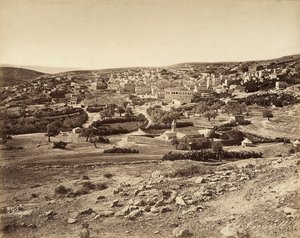Vista panorámica de Nazaret, Israel