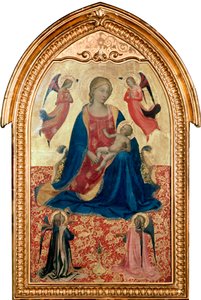 Virgen y Niño con ángeles, c. 1425
