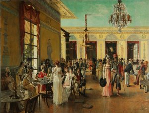 Café Frascati Una Escena del Tiempo de Napoleón, 1893