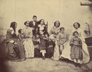[Diez miembros de la familia Antoine], 1850s-60s