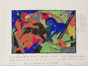 Dos caballos, 1911-12