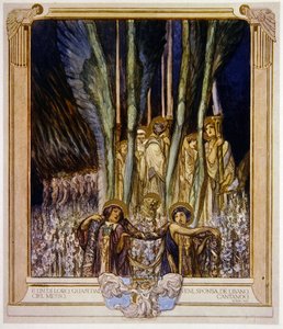 Ilustración de la Divina Comedia de Dante, Purgatorio, Canto XXX: 10, 1921