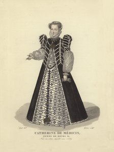 Catalina de Médici, esposa del rey Enrique II de Francia