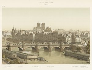 La Cité y el Pont-Neuf, 1840