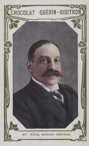 Klotz, ministro del interior