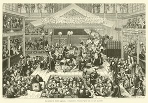 Una escena del teatro japonés