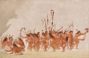 Danza de los valientes, ojibwa