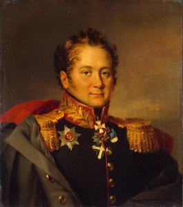 Retrato del General Alexander Alexandrovich Pisarev 1780-1848, antes de 1825