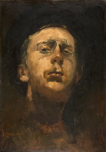 Autorretrato con pince-nez, c. 1882