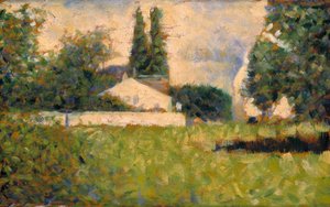 Casa entre los árboles / Maison dans les Arbres, c.1883 (óleo sobre tabla)