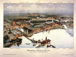 Cartel de la Feria Mundial de Chicago de 1893