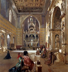 Interior de la Iglesia de San Giovanni a Carbonara