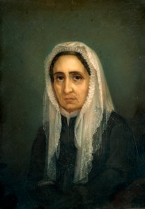 Retrato de Maria Mazzini Pintura de Giacomo Ulisse Borzino (siglo XIX) Genes, Museo del Risorgimento