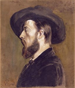 Retrato de Johan Barthold Jongkind 1819-1891