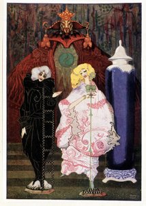 ¿Tienes realmente el valor de ir al mundo ancho conmigo? : Pastora y deshollinador - en "Fairy Tales" de Hans Christian Andersen, ilustrado por Harry Clarke