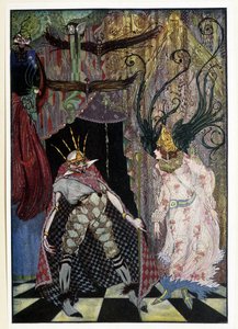 El compañero de viaje: "Que le corten la cabeza" - en "Cuentos de hadas" de Hans Christian Andersen, ilustrado por Harry Clarke