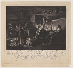 Júpiter y Mercurio en la casa de Filemón y Baucis