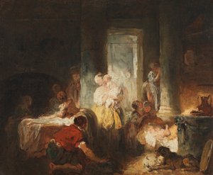 Interior romano, ca. 1760