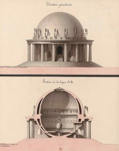 Elevación de un templo a la Legalidad, para el jardín del filósofo