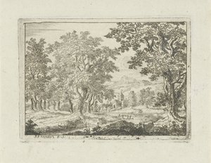 Paisaje de río lleno de árboles