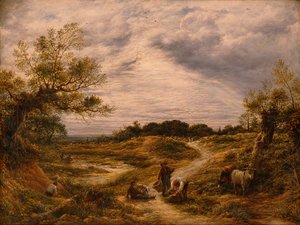 Hampstead Heath, c.1855-56 (óleo sobre lienzo)